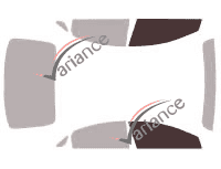 Glazing template - front window kit - Hyundai i45 (1) Berline 4 doors (2010 - 2019) Glazing template - front window kit - Hyundai i45 (1) Berline 4 doors (2010 - 2019)