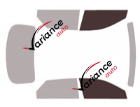 Glass template - front window kit - Hyundai Ioniq 5 (1) 5 5 doors (since 2021)
