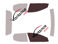Glazing template - front window kit - Hyundai Santa Cruz (1) Pick-up 4-door (since 2022)