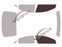 Gabarit vitrage - kit vitres avant - Hyundai Sonata (6) Berline 4 portes (2010 - 2014)
