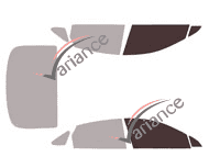 Glazing template - front window kit - Hyundai Sonata (8) 4-door sedan (since 2019) Glazing template - front window kit - Hyundai Sonata (8) 4-door sedan (since 2019)