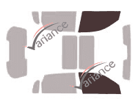 Glazing template - front window kit - Hyundai Tucson (1) 5 doors (2004 - 2010) Glazing template - front window kit - Hyundai Tucson (1) 5 doors (2004 - 2010)