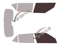 Glazing template - front window kit - Hyundai Venue (1) 5-door (since 2019) Glazing template - front window kit - Hyundai Venue (1) 5-door (since 2019)
