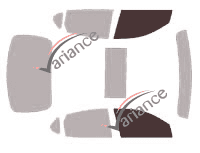 Glazing template - front window kit - Infiniti M (4) Berline 4 doors (2011 - 2013) Glazing template - front window kit - Infiniti M (4) Berline 4 doors (2011 - 2013)