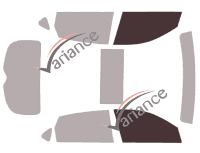 Mascherina per vetri - kit vetri anteriori - Infiniti QX (1) 50 5 porte (2014 - 2019)