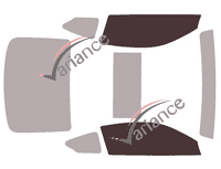 Glazing template - front window kit - Infiniti Q60 Coupe 2 doors (2016 - 2022) Glazing template - front window kit - Infiniti Q60 Coupe 2 doors (2016 - 2022)