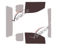 Glazing template - front window kit - Isuzu D-Max (2) Space-Cab Pick-up 4 doors (2012 - 2021) Glazing template - front window kit - Isuzu D-Max (2) Space-Cab Pick-up 4 doors (2012 - 2021)