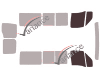 Mascherina per vetri - kit vetri anteriori - Iveco Daily (3) Short 5 porte (1999 - 2014) Mascherina per vetri - kit vetri anteriori - Iveco Daily (3) Short 5 porte (1999 - 2014)