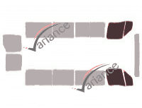 Gabarit vitrage - kit vitres avant - Iveco Daily (3) Long 5 portes (1999 - 2014) Gabarit vitrage - kit vitres avant - Iveco Daily (3) Long 5 portes (1999 - 2014)