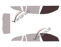 Glazing template - front window kit - Jaguar XF (1) Sportbrake Break 5 doors (2008 - 2017) Glazing template - front window kit - Jaguar XF (1) Sportbrake Break 5 doors (2008 - 2017)