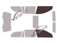 Verglasungsschablone - Frontscheibensatz - Jaguar X-Type Sportwagon Kombi 5-türig (2004 - 2011) Verglasungsschablone - Frontscheibensatz - Jaguar X-Type Sportwagon Kombi 5-türig (2004 - 2011)