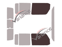 Glazing template - front window kit - Jeep Gladiator (1) Pick-up 4 doors (since 2019) Glazing template - front window kit - Jeep Gladiator (1) Pick-up 4 doors (since 2019)