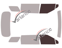Glazing template - front window kit - Kia Grand Carnival (4) 5-door (since 2021) Glazing template - front window kit - Kia Grand Carnival (4) 5-door (since 2021)