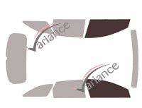 Glazing template - front window kit - Kia Ceed (3) SW Estate 5-door (since 2019) Glazing template - front window kit - Kia Ceed (3) SW Estate 5-door (since 2019)
