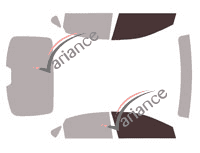 Glazing template - front window kit - Kia Cerato (4) 4-door sedan (since 2018) Glazing template - front window kit - Kia Cerato (4) 4-door sedan (since 2018)