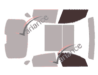 Glazing template - front window kit - Kia Optima (4) Berline 4 doors (2015 - 2019) Glazing template - front window kit - Kia Optima (4) Berline 4 doors (2015 - 2019)