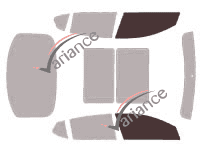 Glazing template - front window kit - Kia Optima (3) Berline 4 doors (2011 - 2016)