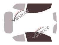 Glazing template - front window kit - Kia Picanto (2) 3 doors (2011 - 2018) Glazing template - front window kit - Kia Picanto (2) 3 doors (2011 - 2018)