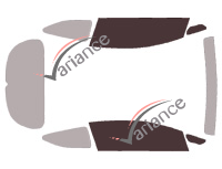 Glazing template - front window kit - Kia PRO Ceed (2) 3 doors (2013 - 2019) Glazing template - front window kit - Kia PRO Ceed (2) 3 doors (2013 - 2019)