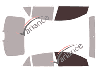 Glazing template - front window kit - Kia Rio (4) 4-door sedan (since 2018) Glazing template - front window kit - Kia Rio (4) 4-door sedan (since 2018)