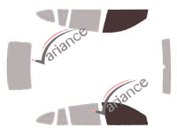 Glazing template - front window kit - Kia Rio (1) Break 5 doors (2000 - 2005) Glazing template - front window kit - Kia Rio (1) Break 5 doors (2000 - 2005)