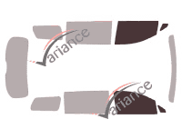 Glazing template - front window kit - Kia Sedona (3) 5 doors (2014 - 2020) Glazing template - front window kit - Kia Sedona (3) 5 doors (2014 - 2020)