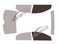 Glazing template - front window kit - Kia Soluto (1) 4-door sedan (since 2018) Glazing template - front window kit - Kia Soluto (1) 4-door sedan (since 2018)