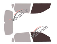 Glazing template - front window kit - Kia Sonet (1) 5 doors (since 2020)