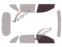 Gabarit vitrage - kit vitres avant - Kia Sorento (3) 5 portes (2015 - 2021)