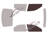 Glazing template - front window kit - Kia Shuma 5 doors (1997 - 2004) Glazing template - front window kit - Kia Shuma 5 doors (1997 - 2004)