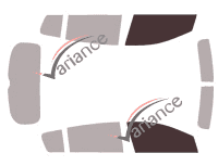 Gabarit vitrage - kit vitres avant - Kia Sportage (4) 5 portes (2016 - 2021) Gabarit vitrage - kit vitres avant - Kia Sportage (4) 5 portes (2016 - 2021)