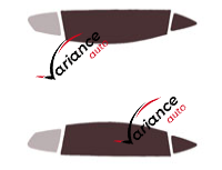 Mascherina per vetri - Kit finestrini anteriori - Lamborghini Huracan (1) Coupe 2 portes (2015 - 2024)