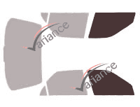 Glazing template - front window kit - Lancia Kappa Berline 4 doors (1994 - 2001) Glazing template - front window kit - Lancia Kappa Berline 4 doors (1994 - 2001)