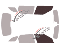 Gabarit vitrage - kit vitres avant - Land Rover Velar (1) 5 portes (depuis 2017) Gabarit vitrage - kit vitres avant - Land Rover Velar (1) 5 portes (depuis 2017)