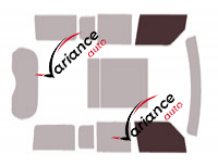 Plantilla de acristalamiento - kit ventana delantera - Land Rover Defender (3) 130 Long 5 puertas (desde 2020) Plantilla de acristalamiento - kit ventana delantera - Land Rover Defender (3) 130 Long 5 puertas (desde 2020)
