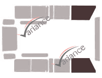 Gabarit vitrage - kit vitres avant - Land Rover Defender (1) 5 portes (1983 - 2001) Gabarit vitrage - kit vitres avant - Land Rover Defender (1) 5 portes (1983 - 2001)