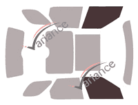 Plantilla de acristalamiento - kit de ventana delantera - Land Rover Discovery (5) 5 puertas (desde 2017) Plantilla de acristalamiento - kit de ventana delantera - Land Rover Discovery (5) 5 puertas (desde 2017)