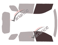 Verglasungsschablone - Fensterkit vorne - Land Rover Discovery Sport (1) Sport 5-türig (ab 2015) Verglasungsschablone - Fensterkit vorne - Land Rover Discovery Sport (1) Sport 5-türig (ab 2015)