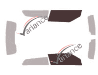 Verglasungsschablone - Frontscheibenkit - Land Rover Evoque (1) 3-türig (2011 - 2019) Verglasungsschablone - Frontscheibenkit - Land Rover Evoque (1) 3-türig (2011 - 2019)