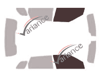 Gabarit vitrage - kit vitres avant - Land Rover Evoque (1) 5 portes (2011 - 2019) Gabarit vitrage - kit vitres avant - Land Rover Evoque (1) 5 portes (2011 - 2019)