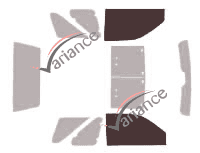 Plantilla de acristalamiento - kit de ventana delantera - Land Rover Freelander (1) 3 puertas (1997 - 2006) Plantilla de acristalamiento - kit de ventana delantera - Land Rover Freelander (1) 3 puertas (1997 - 2006)