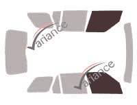 Glazing template - front window kit - Land Rover Range Rover (4) 5 doors (2012 - 2021) Glazing template - front window kit - Land Rover Range Rover (4) 5 doors (2012 - 2021)