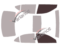 Glazing template - front window kit - Lexus IS (3) Berline 4 doors (2013 - 2021) Glazing template - front window kit - Lexus IS (3) Berline 4 doors (2013 - 2021)