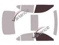 Glazing template - front window kit - Lexus LS (4) Court Berline 4 doors (2007 - 2018) Glazing template - front window kit - Lexus LS (4) Court Berline 4 doors (2007 - 2018)