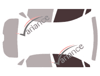 Verglasungsschablone - Frontscheibenkit - Lexus NX (1) 5-türig (2014 - 2022)