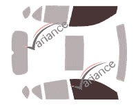 Glazing template - front window kit - Lexus CT 5 doors (2011 - 2022) Glazing template - front window kit - Lexus CT 5 doors (2011 - 2022)