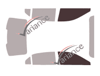 Glazing template - front window kit - Lincoln Continental (10) Berline 4 doors (2016 - 2020) Glazing template - front window kit - Lincoln Continental (10) Berline 4 doors (2016 - 2020)