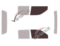 Glazing template - front window kit - Chevrolet Colorado (1) Crew Cab Pick-up 4 doors (2001 - 2012) Glazing template - front window kit - Chevrolet Colorado (1) Crew Cab Pick-up 4 doors (2001 - 2012)