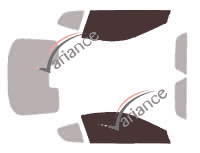 Glazing template - front window kit - Maserati GranTurismo (1) Coupe 3 doors (2007 - 2019) Glazing template - front window kit - Maserati GranTurismo (1) Coupe 3 doors (2007 - 2019)