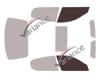 Glazing template - front window kit - Maserati Quattroporte (5) Berline 4 doors (2004 - 2013) Glazing template - front window kit - Maserati Quattroporte (5) Berline 4 doors (2004 - 2013)